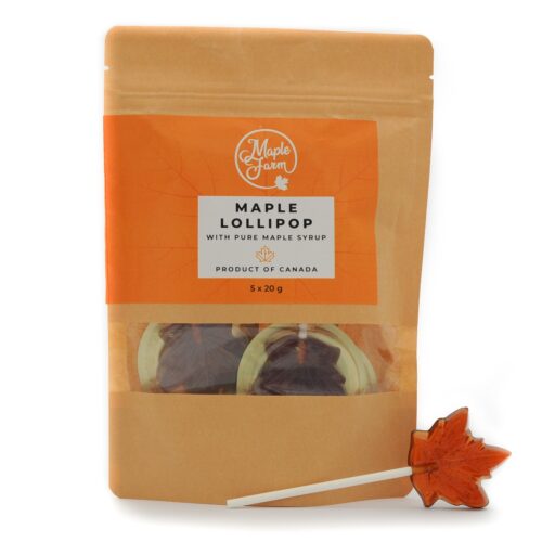 Maple syrup lollipops - 100g