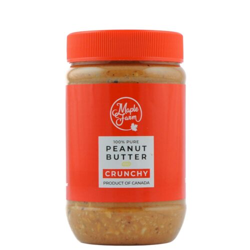 MapleFarm crunchy peanut butter 550g