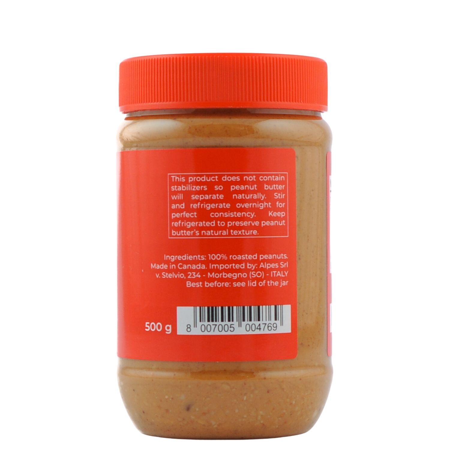 MapleFarm burro di arachidi croccante da 550g - ingredienti