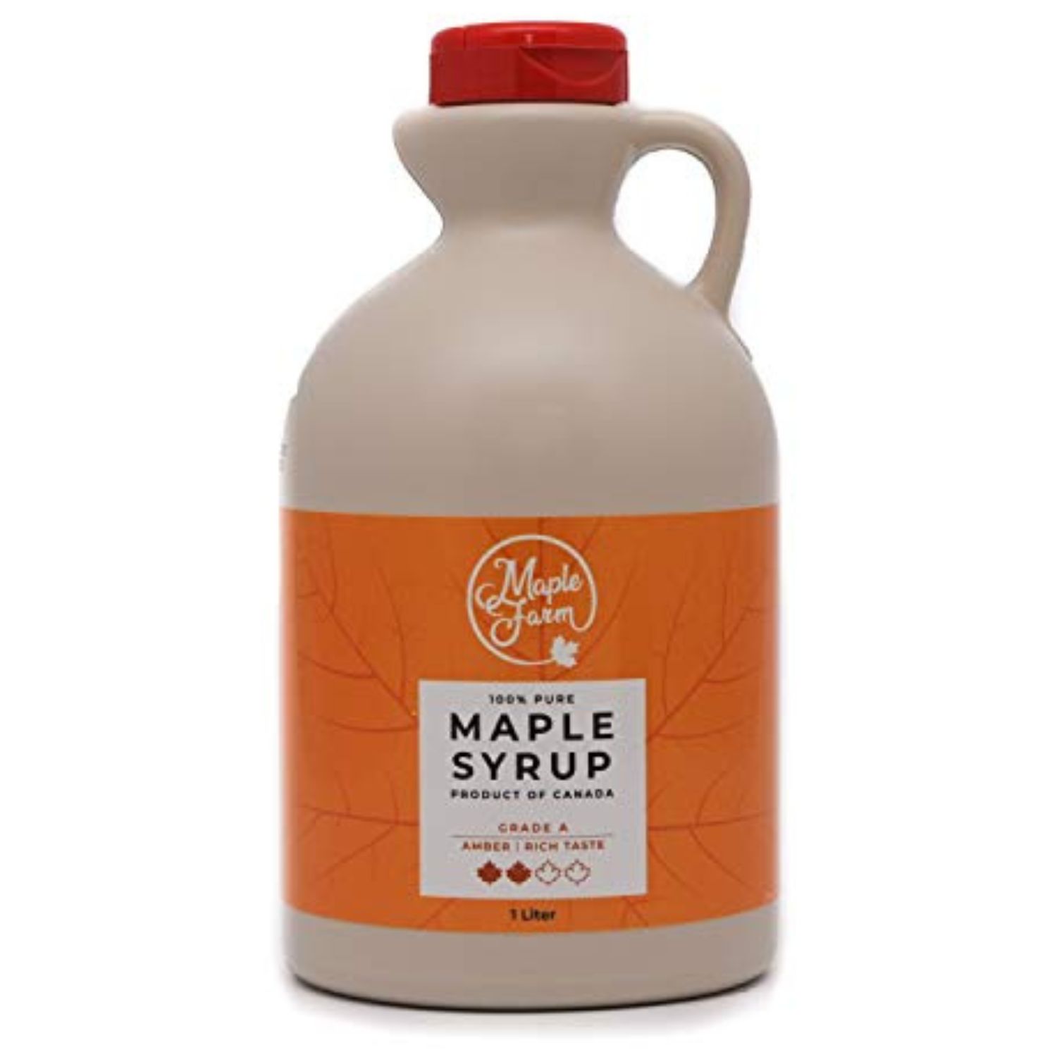 MapleFarm sciroppo d'acero Amber caraffa da 1L