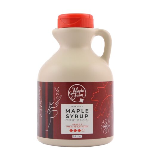 MapleFarm maple syrup dark 500ml jug - limited edition winter