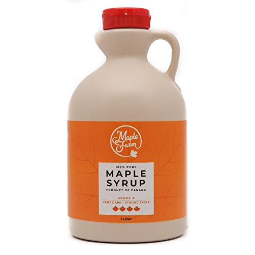 MapleFarm maple syrup Very Dark 1L jug