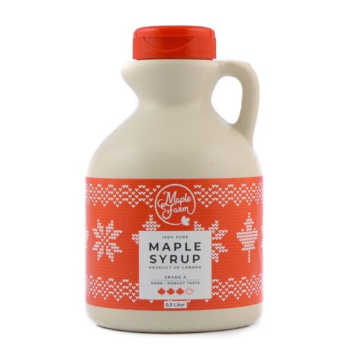 Pure maple syrup LIMITED EDITION RED CHRISTMAS - 0.5L jug