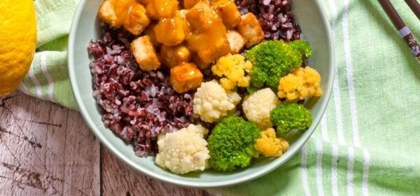 MapleFarm spezzatino di tofu con salsa al limone e sciroppo d'acero