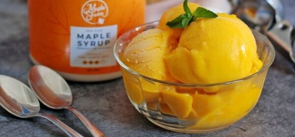 MapleFarm sorbetto al melone con sciroppo d'acero - ricetta