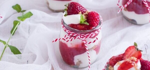 MapleFarm Trifle cheesecake con fragole e sciroppo d'acero - ricetta