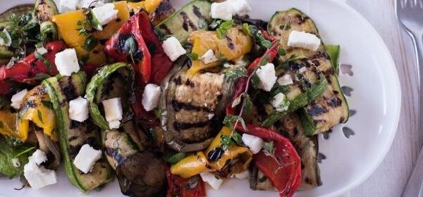 MapleFarm Verdure grigliate con sciroppo d'acero e feta - ricetta