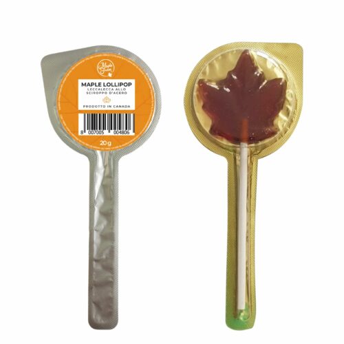 MapleFarm Maple syrup leaf-shaped lollipops